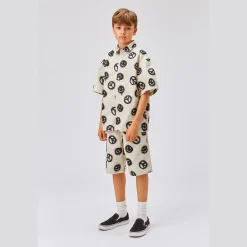 Molo Kids Shorts> Avart Peace Smile Shorts