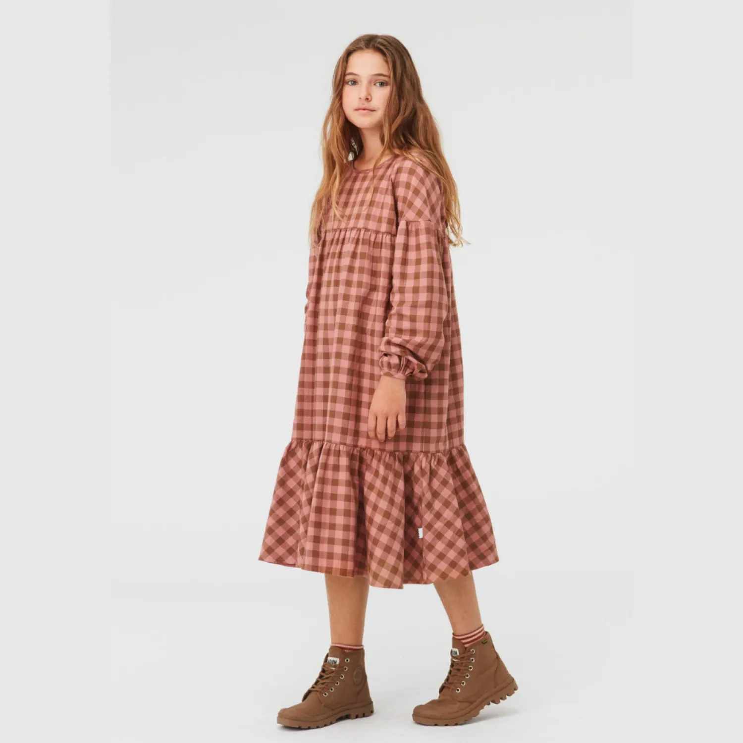 Molo Kids Overalls & Jumpsuits> Cecily Autumn Check Dress