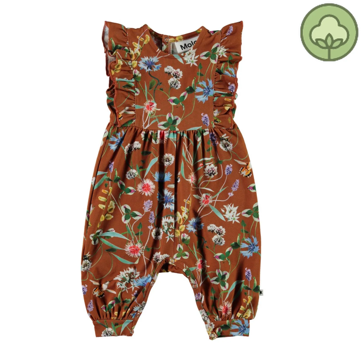 Molo Kids Rompers> Fallon Wildflowers Baby Romper