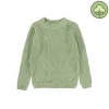 Molo Kids Face Masks> Gillis Vintage Green Organic Knit Sweater