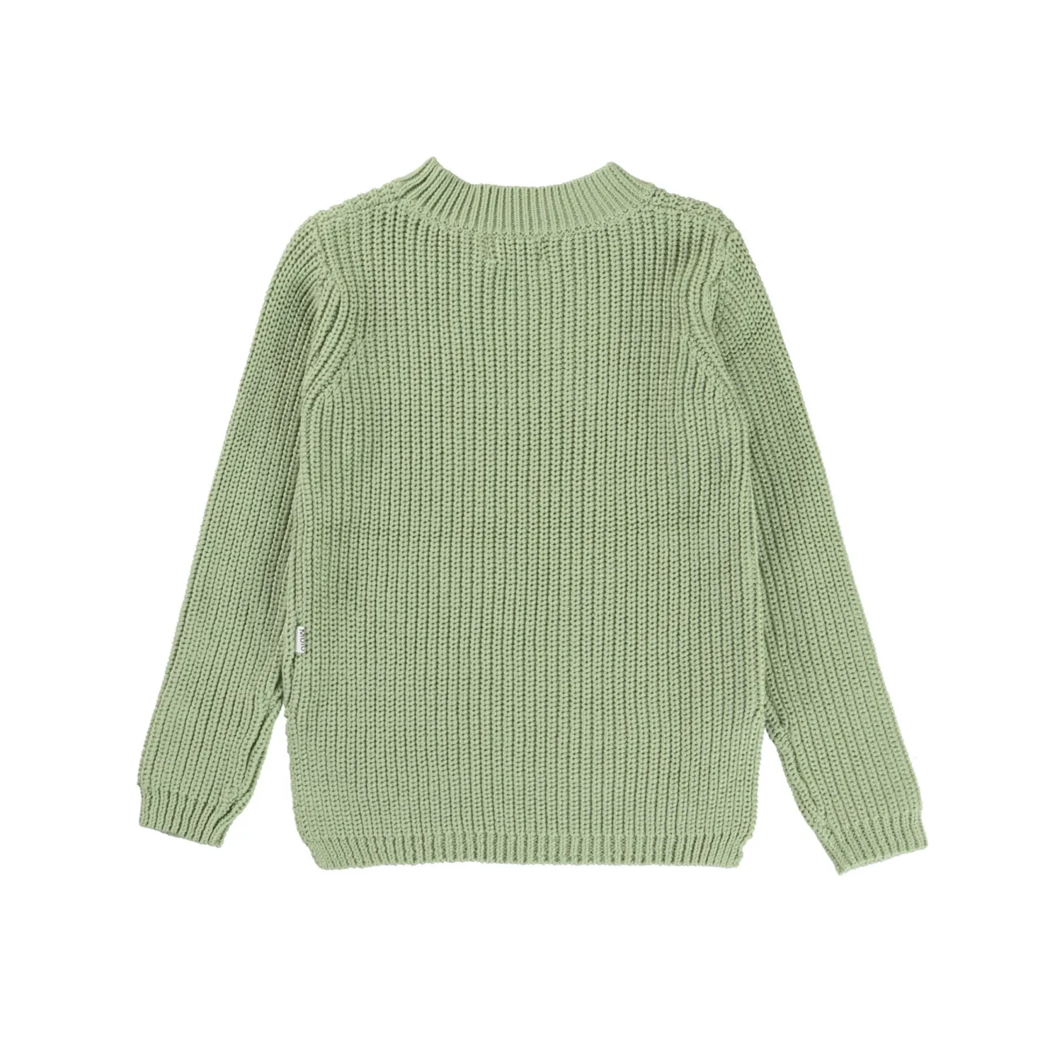 Molo Kids Face Masks> Gillis Vintage Green Organic Knit Sweater
