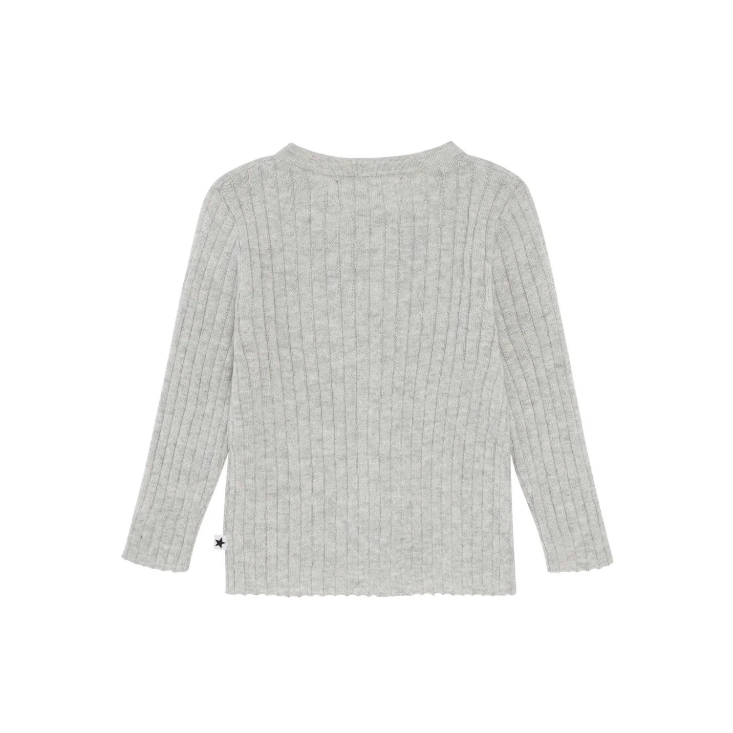 Molo Kids Cardigans> Light Grey Melange Georgette Cardigan