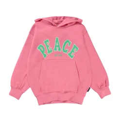 Molo Kids Hoodies> Maxx Bubblegum Pink Unisex Hoodie