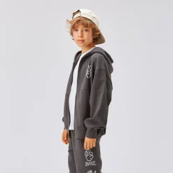 Molo Kids Hoodies> Mazz Grey Hoodie