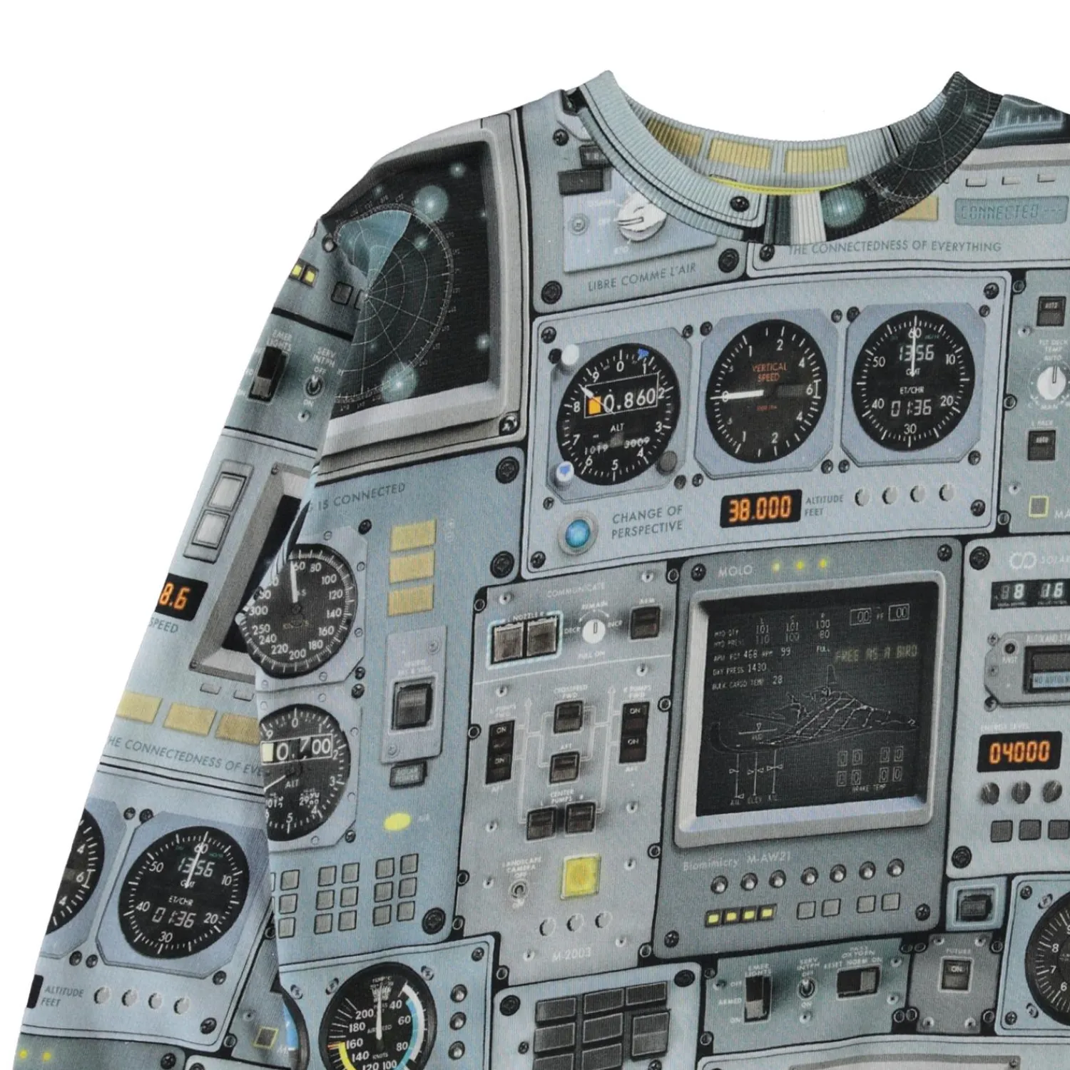 Molo Kids Sweatshirts> Mik Cockpit Sweatshirt