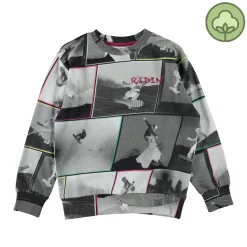 Molo Kids Sweatshirts> Mik Snowboarding Sweatshirt