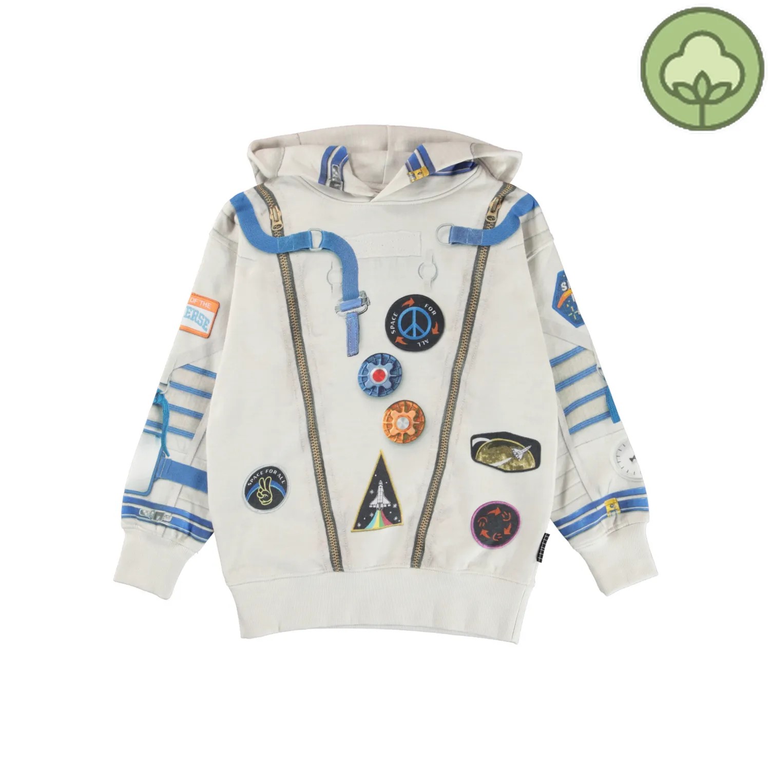 Molo Kids Hoodies> Moz Astronaut Hoodie