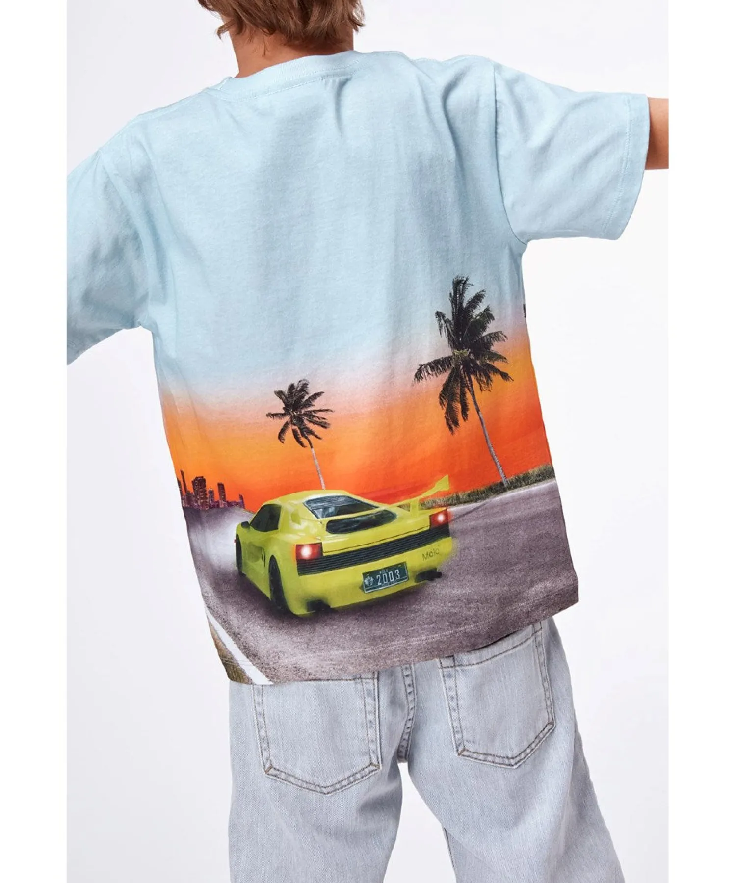 Molo Kids T Shirts> Rasmus Ocean Drive Organic Cotton T Shirt