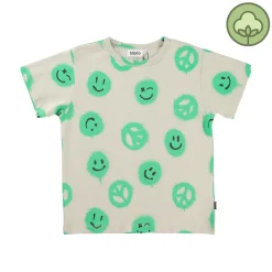 Molo Kids Long Sleeve T Shirts> Riley Oversized Unisex Peace T Shirt