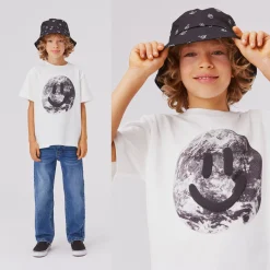 Molo Kids T Shirts> Riley Smiling Earth T Shirt