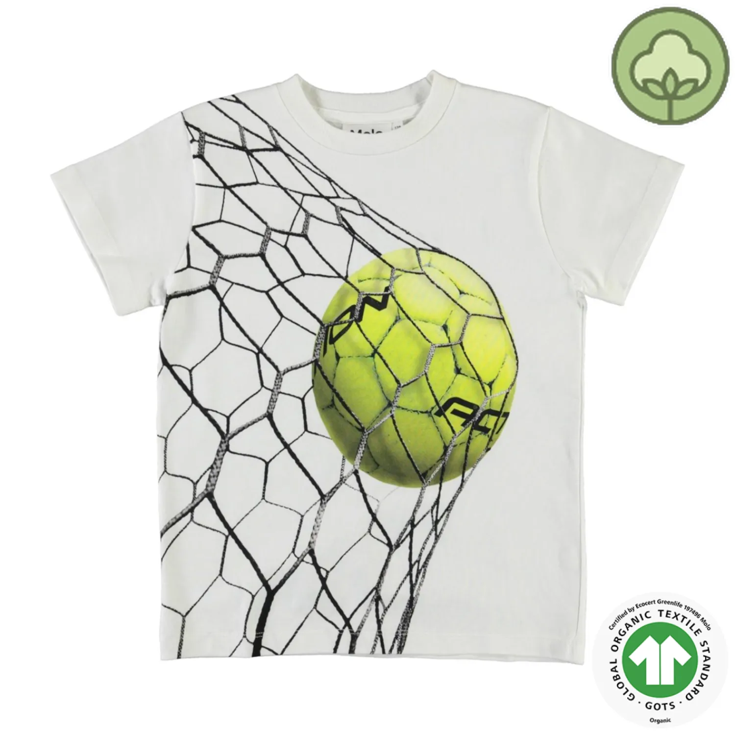 Molo Kids T Shirts> Road Action Organic Cotton T Shirt