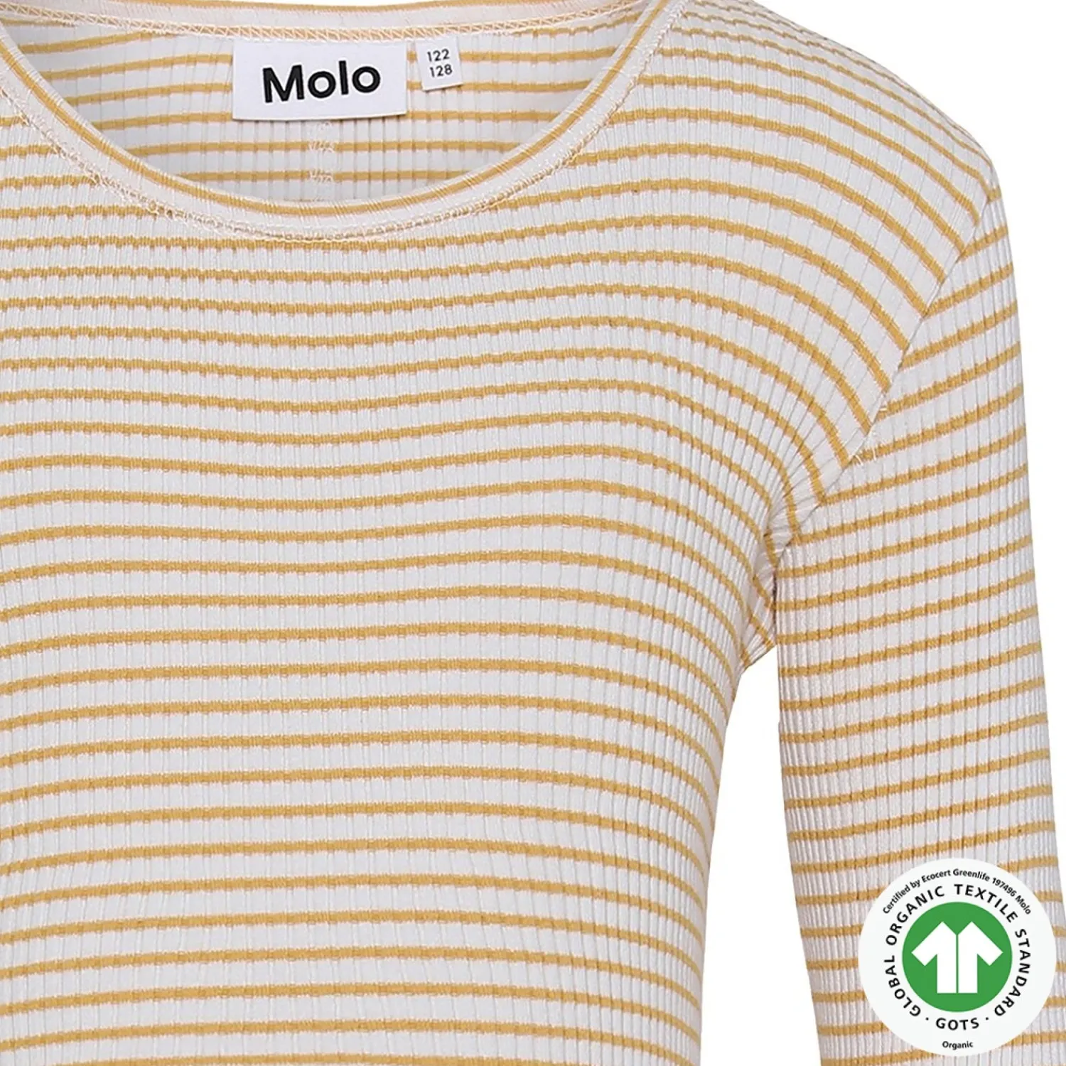 Molo Kids Blouses> Rochelle White Yellow Stripe