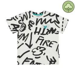 Molo Kids T Shirts> Roxo Elements White T Shirt