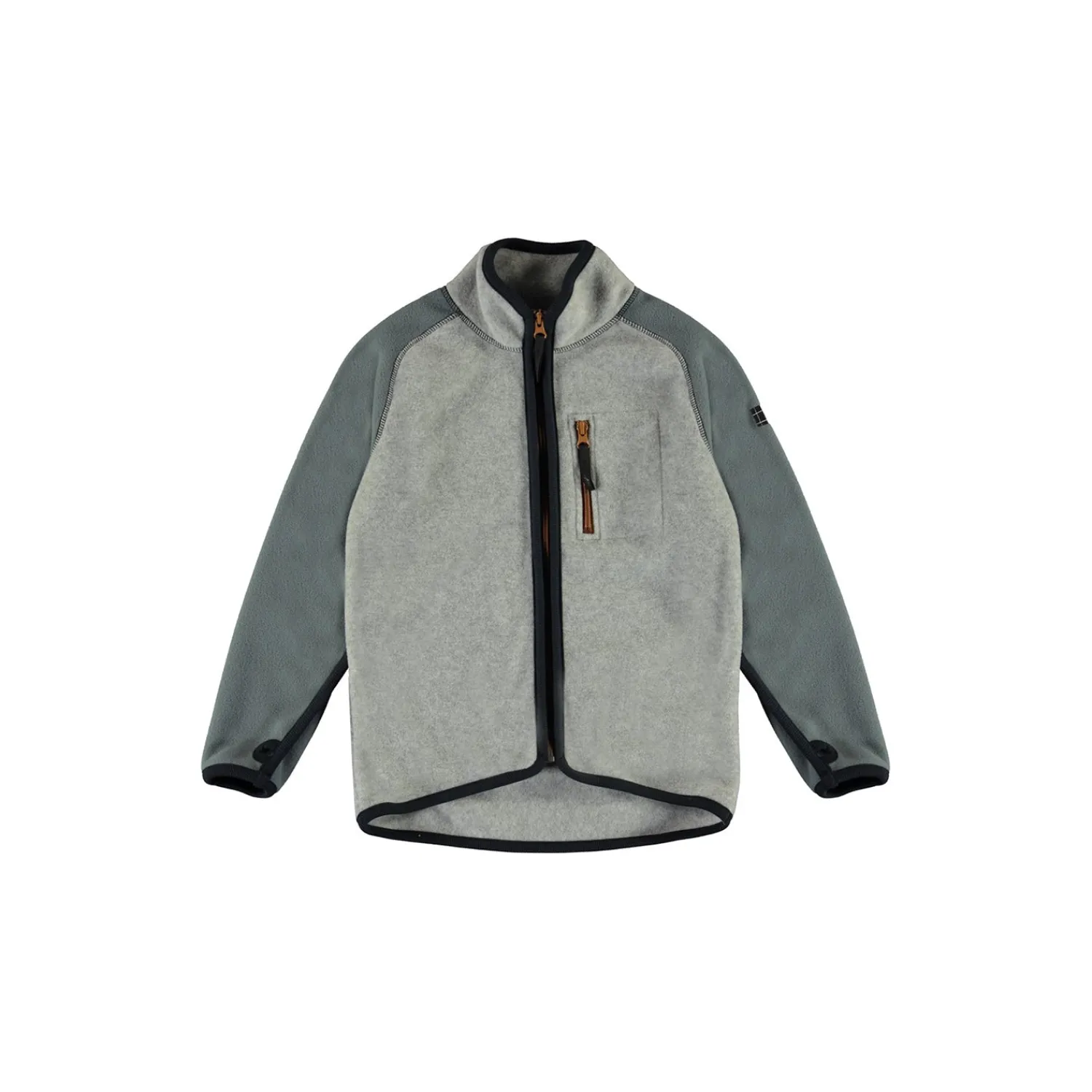 Molo Kids Jackets> Ulrick Grey Melange Jacket