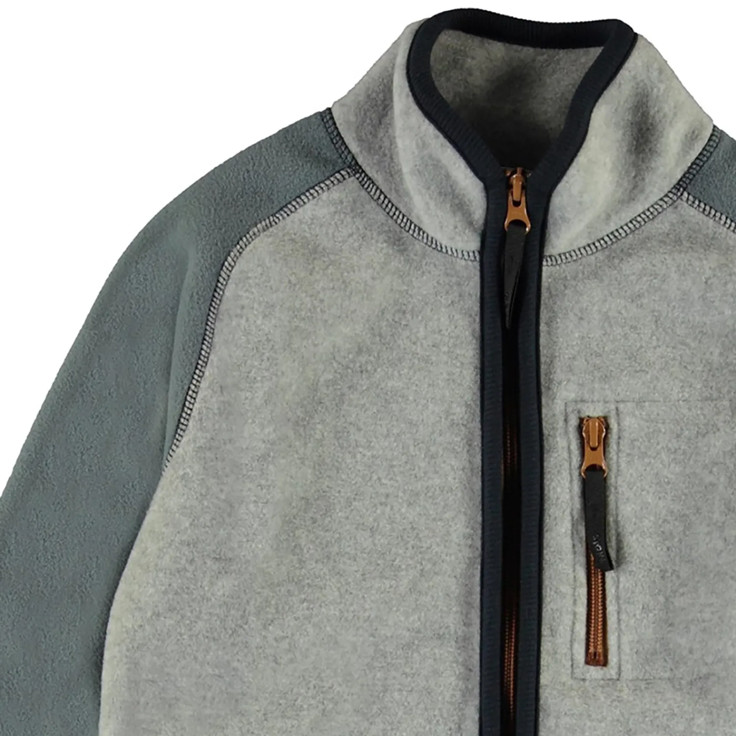 Molo Kids Jackets> Ulrick Grey Melange Jacket