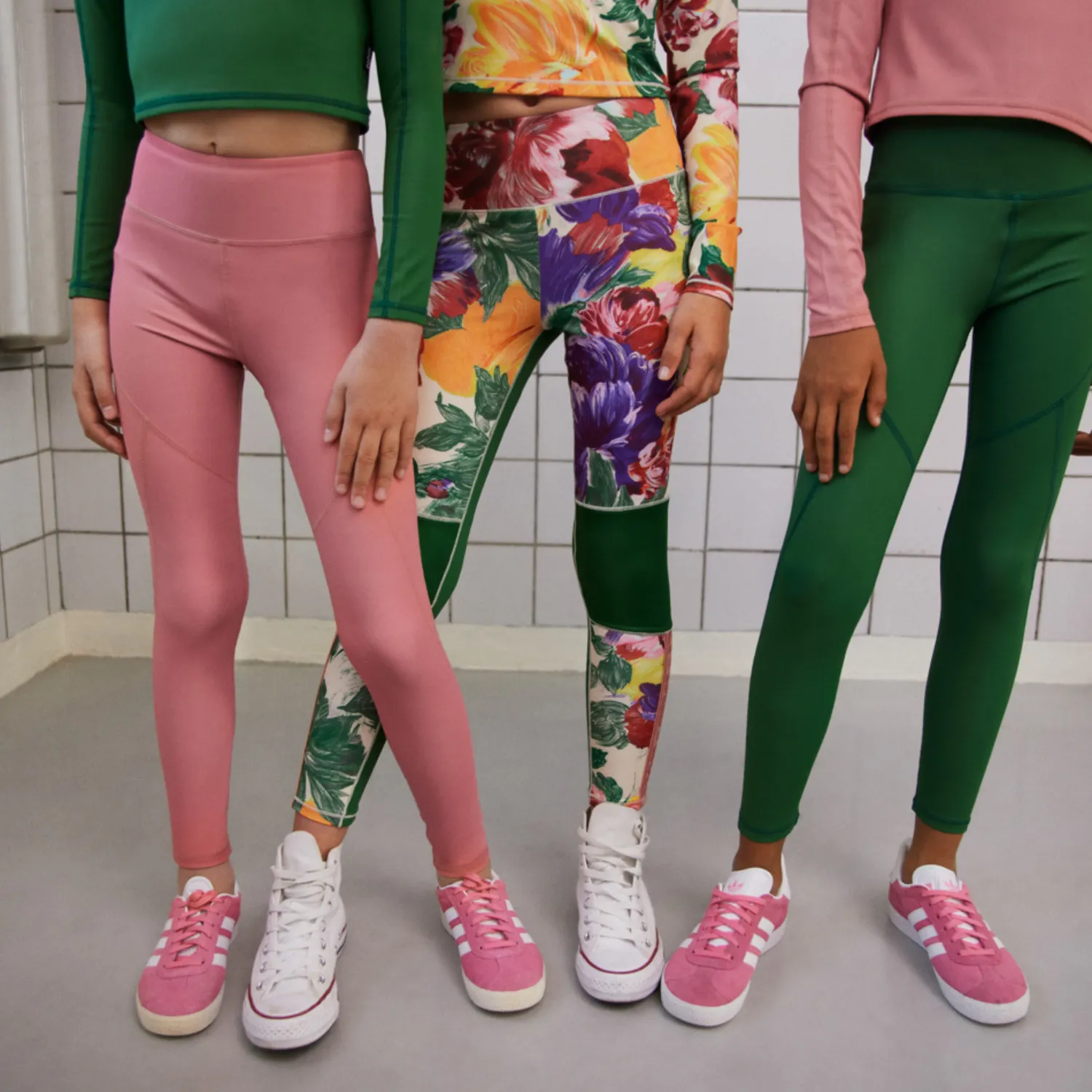 Molo Kids Face Masks>Molo Oliwia Woodland Green Leggings