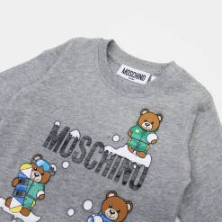 Moschino Long Sleeve T Shirts> Baby Bear Snow Long Sleeve T Shirt