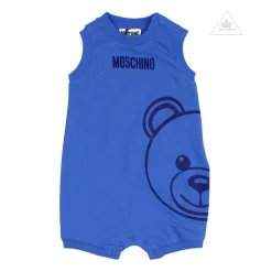 Moschino Onesies> Baby Teddy Bear Romper Gift Box