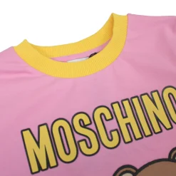 Moschino Long Sleeve T Shirts> Kid Minion & Teddy Graphic Tee