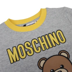 Moschino Long Sleeve T Shirts> Kid Minion & Teddy Graphic Tee