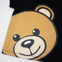Moschino T Shirts> Kids Baby Large Bear Logo T Shirt Black