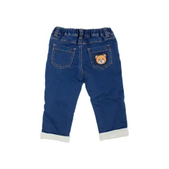 Moschino Pants> Kids Baby Soft Pant With Patch Logo