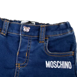 Moschino Pants> Kids Baby Soft Pant With Patch Logo