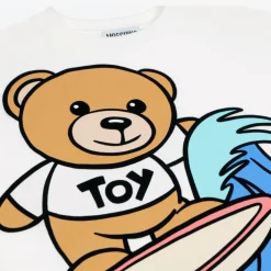 Moschino T Shirts> Kids Boys Surfer Teddy Maxi T Shirt Mini Me