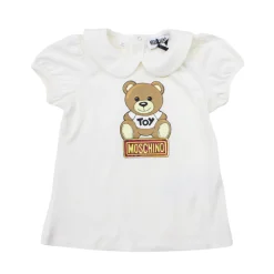 Moschino Long Sleeve T Shirts> Kids Girl Logo Bear T-Shirt