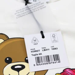 Moschino Long Sleeve T Shirts> Kids Girl Pink Belt Maxi T-Shirt