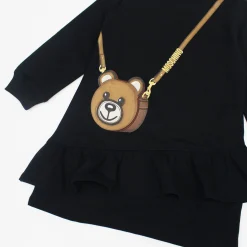 Moschino Overalls & Jumpsuits> Kids Girls Black Teddy Bag Dress