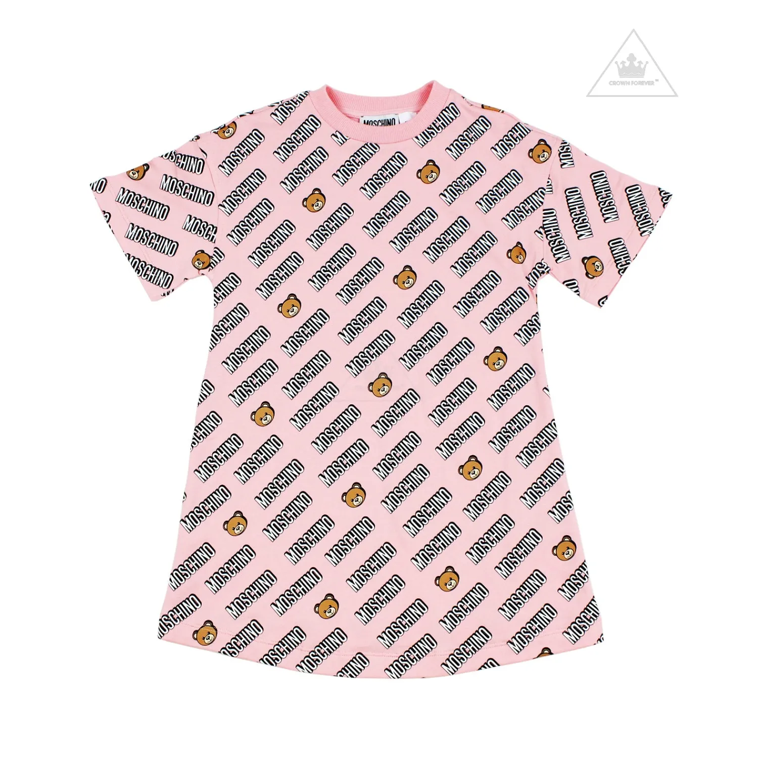 Moschino Overalls & Jumpsuits> Kids Girls Dress With Allover Toy Logo Print