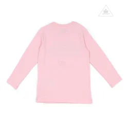 Moschino Blouses> Kids Girls Long Sleeve T With Logo And Bear Graphics Pink