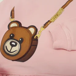 Moschino Overalls & Jumpsuits> Kids Girls Pink Teddy Bag Dress