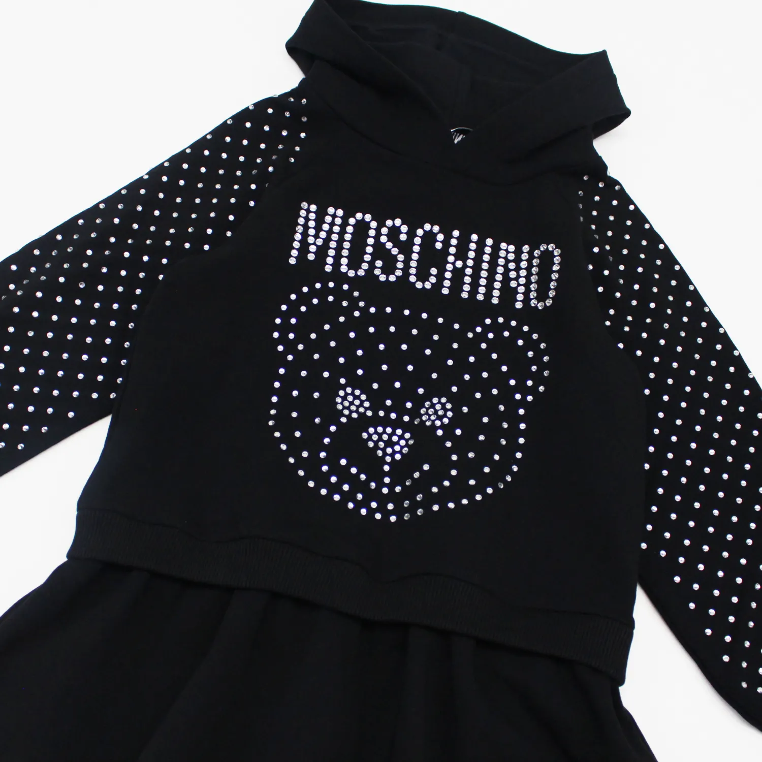 Moschino Overalls & Jumpsuits> Kids Girls Rhinestones Hoodie Dress