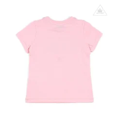Moschino Long Sleeve T Shirts> Kids Girls Short Sleeve T With Logo And Bear Graphics Pink