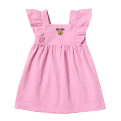 Moschino Overalls & Jumpsuits> Kids Girls Teen Girls Pink Cotton Logo Dress