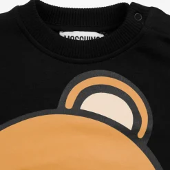 Moschino Hoodies> Kids Logo Bear Sweatshirt Black