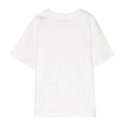 Moschino Long Sleeve T Shirts> Kids Logo Print Crew-Neck T-Shirt