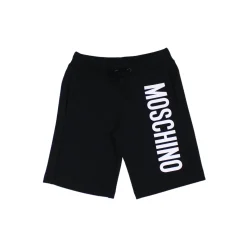 Moschino Shorts> Kids Logo Shorts Black