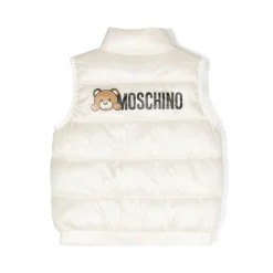 Moschino Face Masks> Kids Teddy Bear Zip-Up Gilet