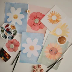 Mushie Face Masks> Floral Poster Set (Bloom/Love/Shine) | 11 X 14