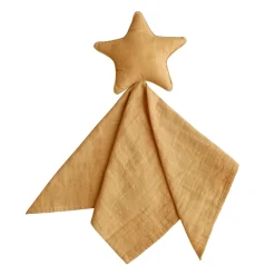 Mushie Face Masks> Star Lovey Blanket Fall Yellow