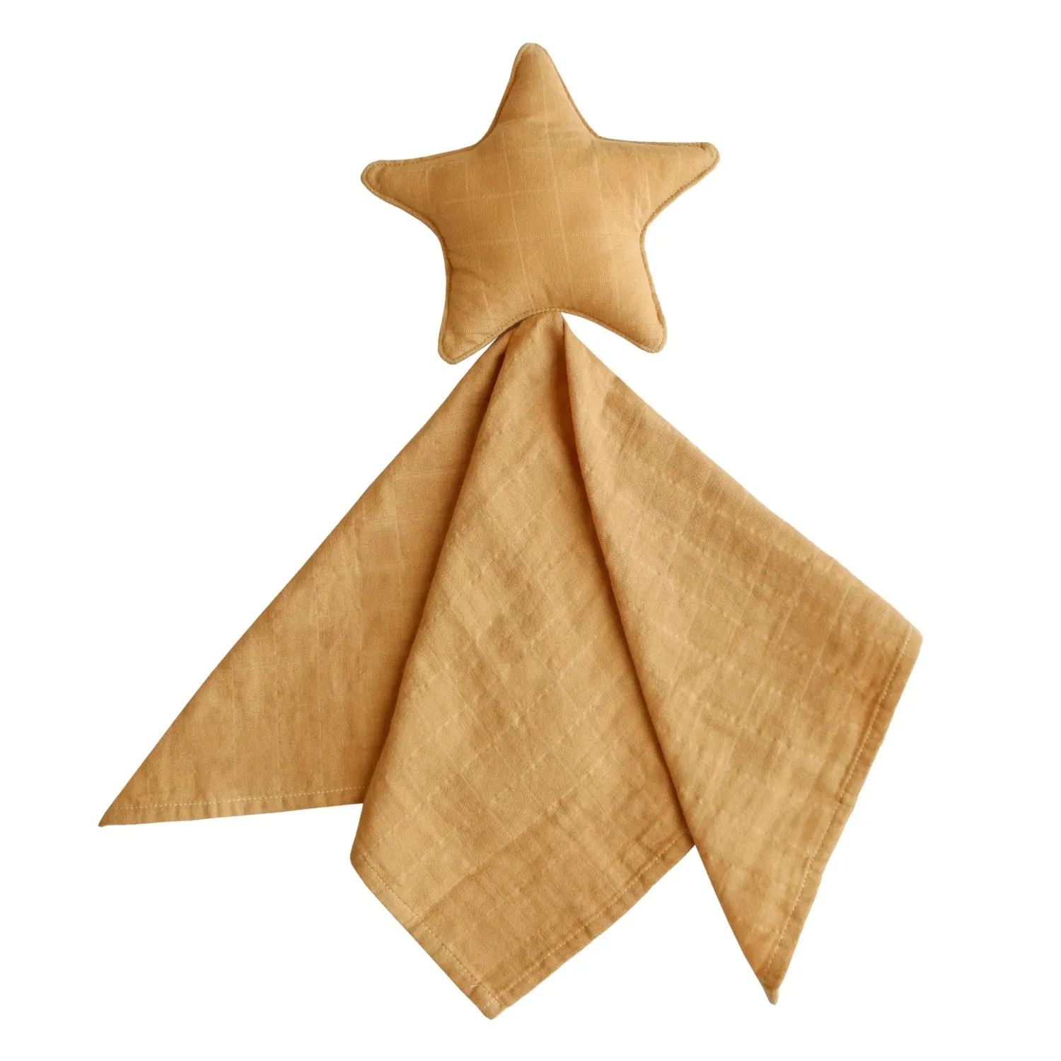 Mushie Face Masks> Star Lovey Blanket Fall Yellow