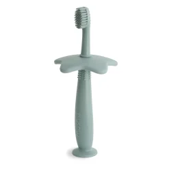 Mushie Face Masks> Star Training Toothbrush Cambridge Blue