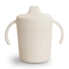 Mushie Face Masks> Trainer Sippy Cup (Ivory)