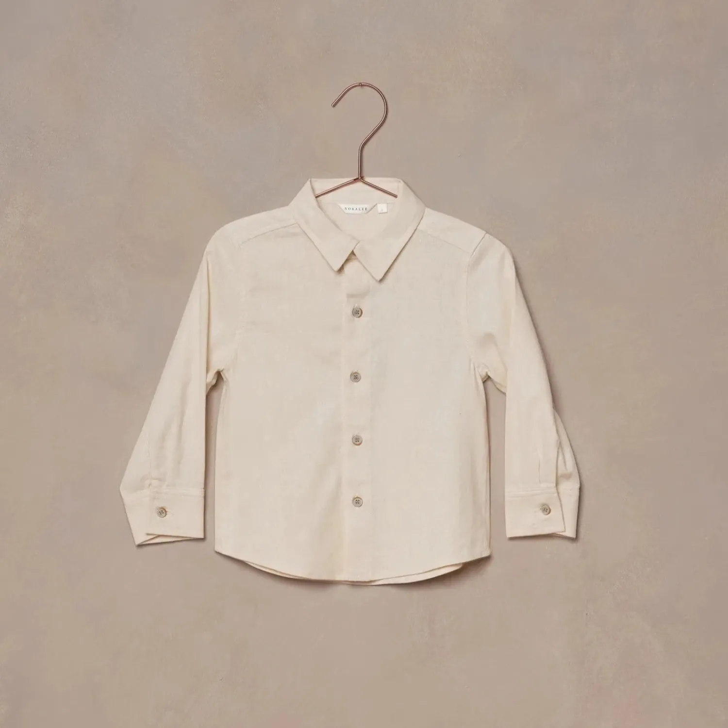 Noralee Shirts> Harrison Button Down || Natural