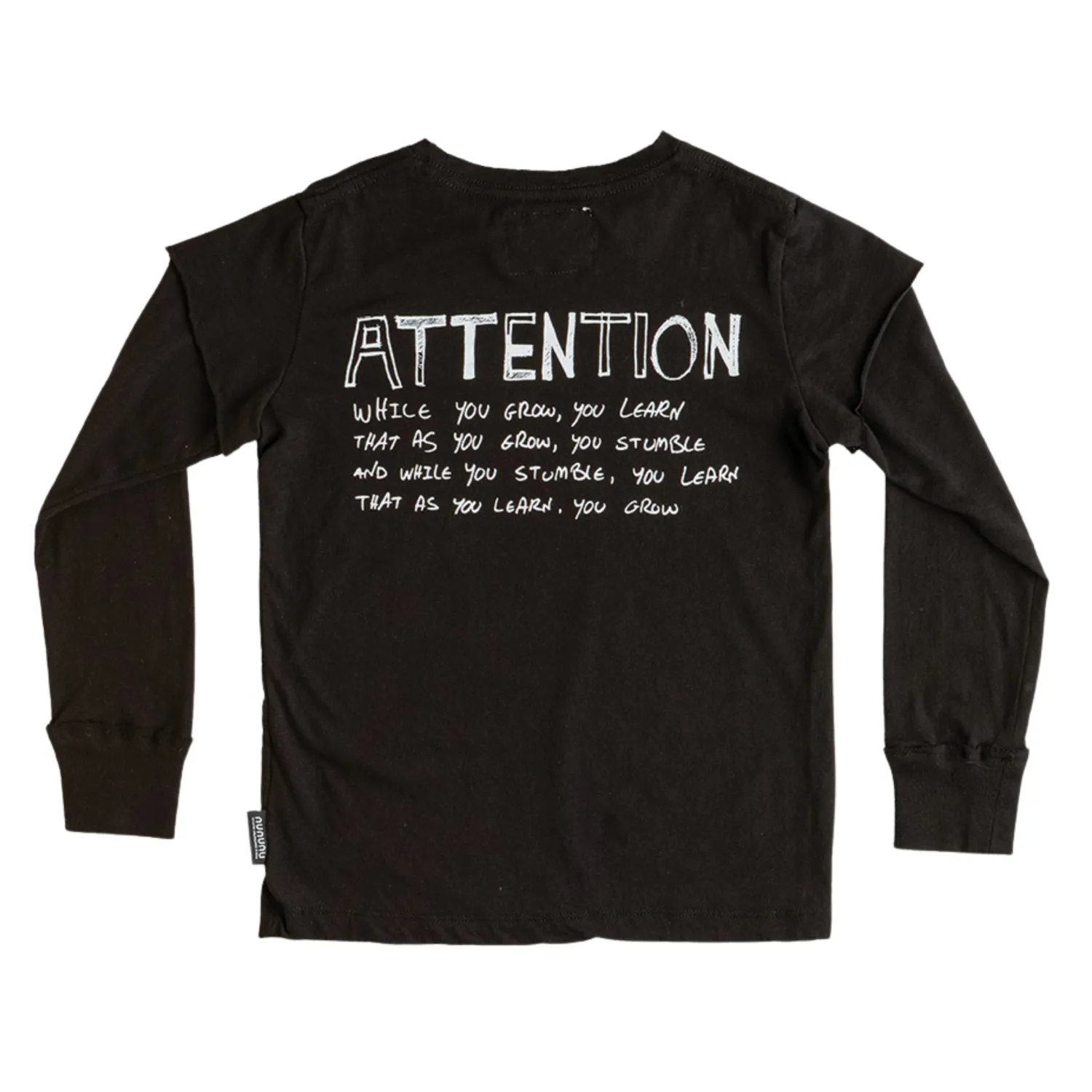 Nununu World Blouses> Attention T-Shirt Black