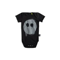Nununu World Onesies> Baby Melting Mask Onesie Black