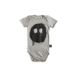 Nununu World Onesies> Baby Melting Mask Onesie Grey